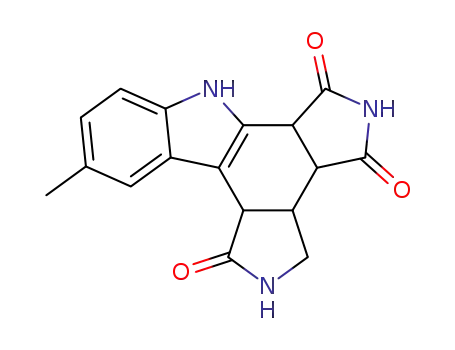 10-methyl-2H,5H,7H-1,3,3a,3b,4,6,6a,11c-octahydro-dipyrrolo[3,4-a:3,4-c]carbazole-1,4,6-trione
