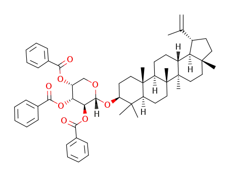 3β-O-(2,3,4-tri-O-benzoyl-α-D-arabinopyranosyl)lupeol