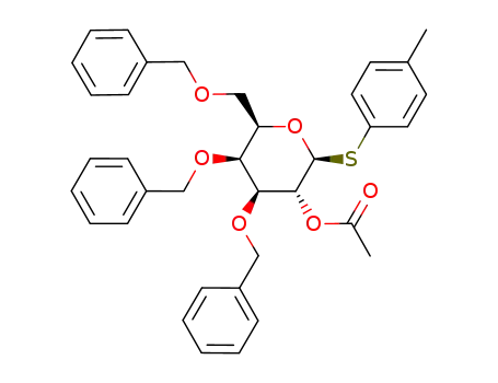 p-tolyl 2-O-acetyl-3,4,6-tri-O-benzyl-1-thio-β-D-galactopyranoside
