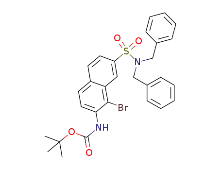 tert-butyl 1-bromo-7-[(dibenzylamino)sulfonyl]-2-naphthylcarbamate
