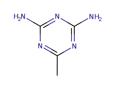 Molecular Structure of 542-02-9 (6-Methyl-1,3,5-triazine-2,4-diamine)
