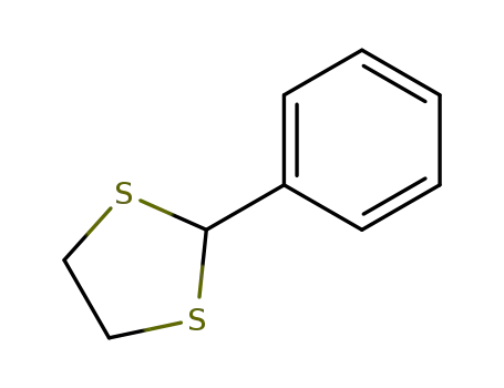 Molecular Structure of 5616-55-7 (Benzaldehyde ethane-1,2-diyl dithioacetal)