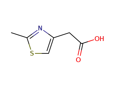 Molecular Structure of 13797-62-1 ((2-METHYL-THIAZOL-4-YL)-ACETIC ACID)