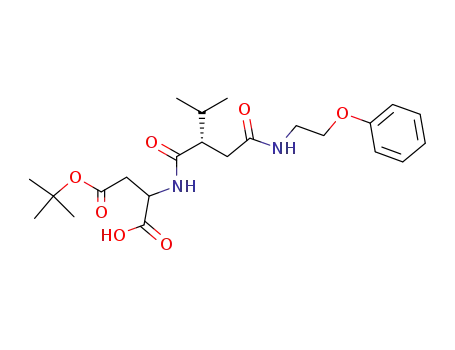 2-{3-methyl-2-[(2-phenoxy-ethylcarbamoyl)-methyl]-butyrylamino}-succinic acid 4-tert-butyl ester