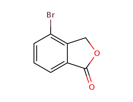 Molecular Structure of 102308-43-0 (4-BROMO-2-BENZOFURAN-1(3H)-ONE)