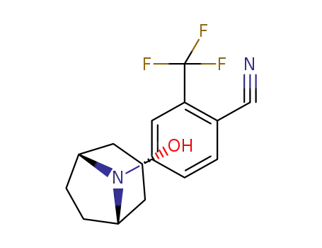 2-trifluoromethyl-4-(3-endo-hydroxy-8-azabicyclo[3.2.1]oct-8-yl)benzonitrile