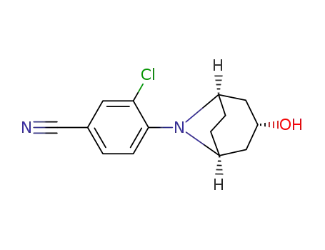 2-chloro-4-(3-endo-hydroxy-8-azabicyclo[3.2.1]oct-8-yl)benzonitrile