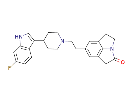 7-{2-[4-(6-fluoro-3a,7a-dihydro-1H-indol-3-yl)-piperidin-1-yl]-ethyl}-4,5-dihydro-1H-pyrrolo[3,2,1-hi]indol-2-one
