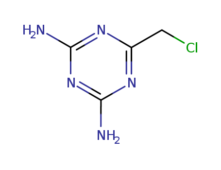 1,3,5-Triazine-2,4-diamine,6-(chloromethyl)-