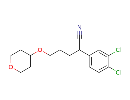 2-(3,4-Dichloro-phenyl)-5-(tetrahydro-pyran-4-yloxy)-pentanenitrile