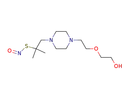 2-(2-{4-[2-Methyl-2-(nitrosothio)propyl]piperazinyl}ethoxy)ethan-1-ol