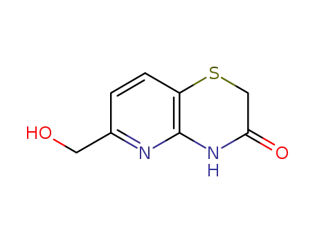 Molecular Structure of 443956-15-8 (2H-Pyrido[3,2-b]-1,4-thiazin-3(4H)-one, 6-(hydroxymethyl)-)