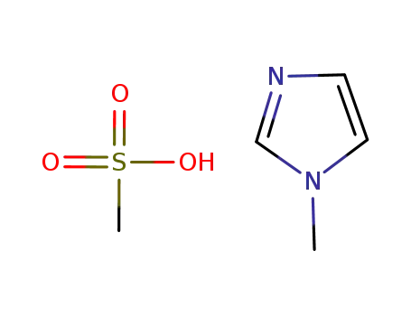 Molecular Structure of 630393-13-4 (1H-Imidazole, 1-methyl-, monomethanesulfonate)