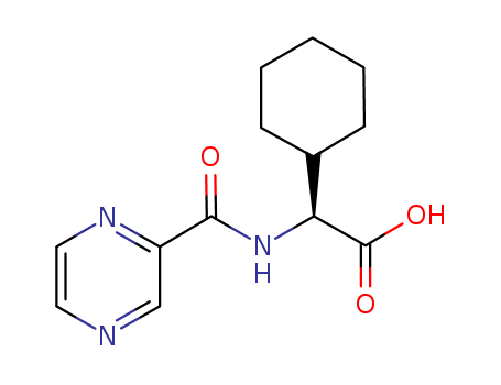 (S)-2-cyclohexyl-2-(pyrazine-2-carboxamido)acetic acid