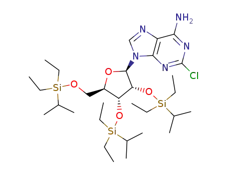 2-chloro-2',3',5'-tri-O-(isopropyldiethylsilyl)adenosine