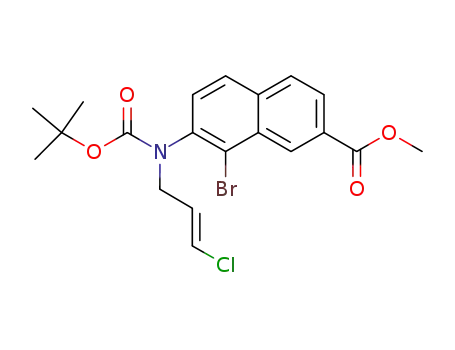 methyl 8-bromo-7-[(tert-butoxycarbonyl)(3-chloro-2-propen-1-yl)amino]-2-naphthoate