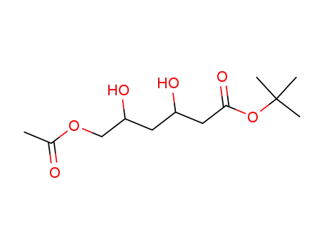 (3R,5S) t-butyl 6-acetoxy-3,5-dihydroxyhexanoate