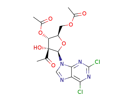 2,6-dichloro-9-(2,3,5-O-triacetyl-β-D-ribofuranosyl)-9H-purine