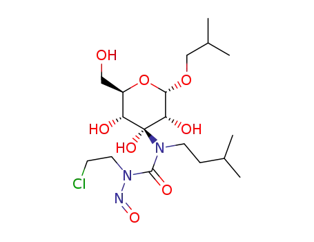 3-isopentyl-3-(isobutyl α-D-glucopyranose-3-yl)-1-(2-chloroethyl)-1-nitrosourea