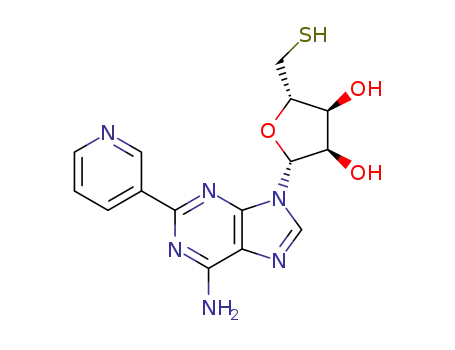 2-(β-pyridyl)thioadenosine