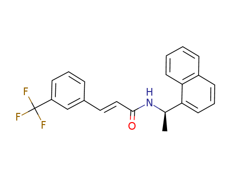 2-PropenaMide, N-[(1R)-1-(1-naphthalenyl)ethyl]-3-[3-(trifluoroMethyl)phenyl]-, (2E)-