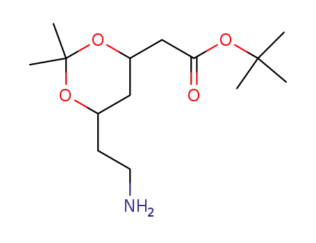 (4R-cis)-1,1-dimethylethyl-[6-(2-aminoethyl)-2,2-dimethyl-1,3-dioxan-4-yl]acetate