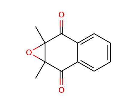 Molecular Structure of 53948-58-6 (Naphth[2,3-b]oxirene-2,7-dione, 1a,7a-dihydro-1a,7a-dimethyl-)