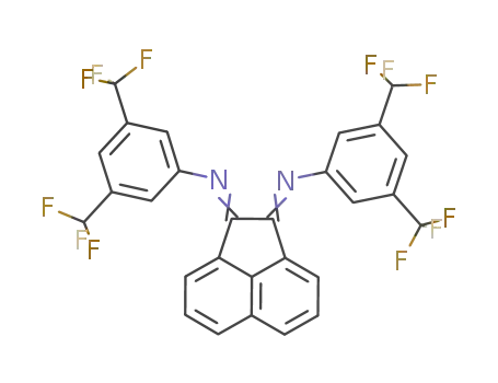 Molecular Structure of 226071-21-2 (Benzenamine,
N,N'-1,2-acenaphthylenediylidenebis[3,5-bis(trifluoromethyl)-)