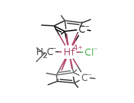 (Hf(C5(CH3)5)2(CH2CH(CH3)2))Cl