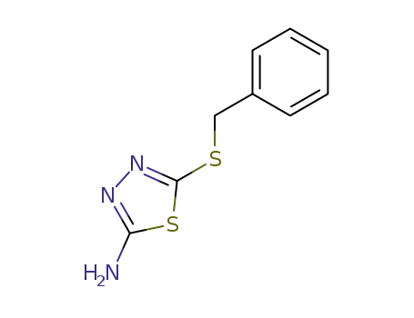 Molecular Structure of 25660-71-3 (2-AMINO-5-BENZYLTHIO-1,3,4-THIADIAZOLE)