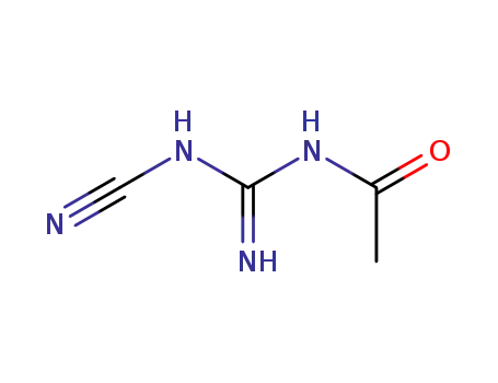 N-[(E)-amino(cyanoamino)methylidene]acetamide