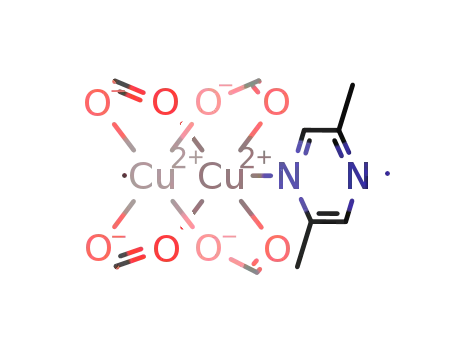 [Cu(II)2(formato)4(2,5-dimethylpyrazine)]n