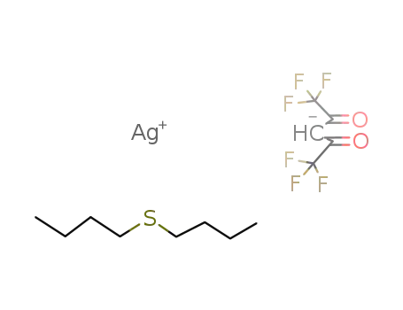 Ag(1,1,1,5,5,5-hexafluoroacetylacetonate)(SBu2)