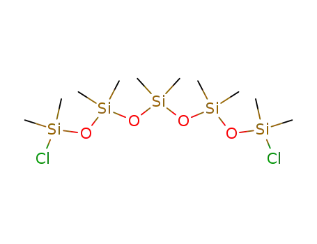 Molecular Structure of 14741-59-4 (Decamethyl 1,9 dichloropentasiloxane)