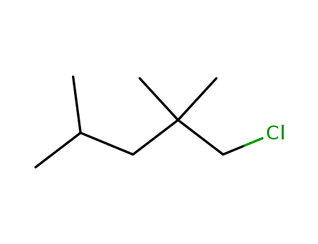 Molecular Structure of 2371-06-4 (1-chloro-2,2,4-trimethylpentane)