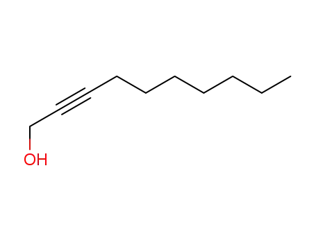 Molecular Structure of 4117-14-0 (2-Decyn-1-ol)