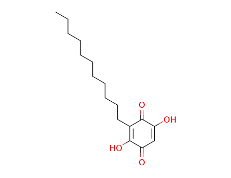 Molecular Structure of 550-24-3 (2,5-Cyclohexadiene-1,4-dione,2,5-dihydroxy-3-undecyl-)