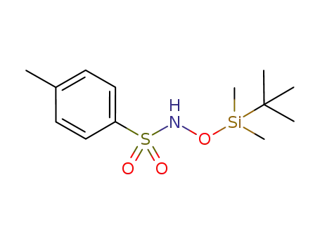 Molecular Structure of 1028432-04-3 (O-(tert-ButyldiMethylsilyl)-N-tosylhydroxylaMine)