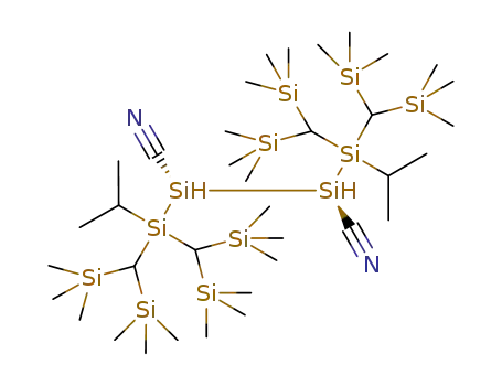 meso-1,1,4,4-tetrakis[bis(trimethylsilyl)methyl]-2,3-dicyano-l,4-diisopropyltetrasilane