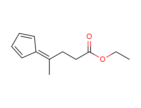 ethyl 4-(2,4-cyclopentadien-1-ylidene)valerate