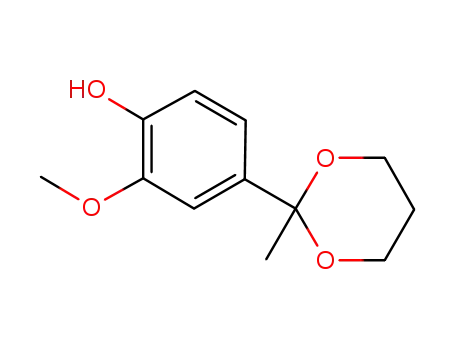2-(4-hydroxy-3-methoxyphenyl)-2-methyl-1,3-dioxane