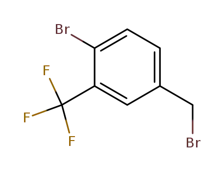 Molecular Structure of 1159512-68-1 (1-BROMO-4-BROMOMETHYL-2-TRIFLUOROMETHYL-BENZENE)
