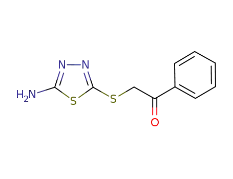 2-((5-amino-1,3,4-thiadiazol-2-yl)thio)-1-phenylethanone