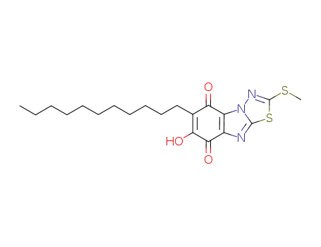 7-hydroxy-2-(methylsulfanyl)-6-undecyl[1,3,4]thiadiazolo[3,2-a]benzimidazole-5,8-dione