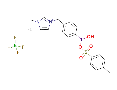 1-[4-hydroxyl(tosyloxy)-iodobenzyl]-3-methylimidazolium tetrafluoroborate