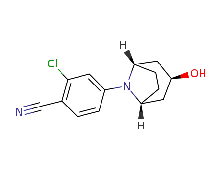 2-chloro-4-(3-endo-hydroxy-8-azabicyclo[3.2.1]oct-8-yl)benzonitrile