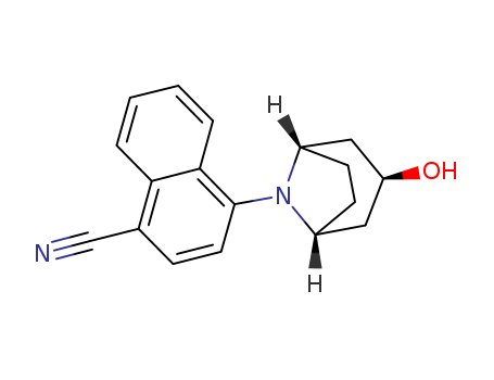 4-(3-hydroxy-8-azabicyclo[3.2.1]oct-8-yl)naphthalene-1-carbonitrile