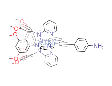 Ru2(2-(3,5-dimethoxy)anilinopyridinate)4(C2C6H4-4-NH2)