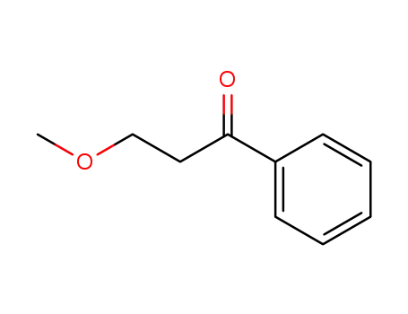 Molecular Structure of 55563-72-9 (1-Propanone, 3-methoxy-1-phenyl-)