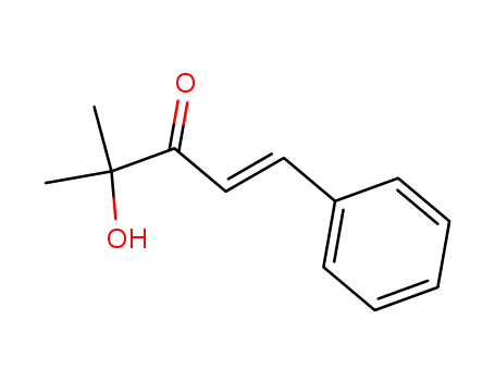 Molecular Structure of 63677-96-3 (1-Penten-3-one, 4-hydroxy-4-methyl-1-phenyl-, (E)-)